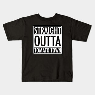 Straight Outta Tomato Town Kids T-Shirt